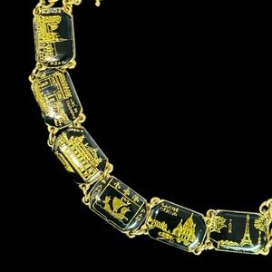 Vintage Paris Souvenir Charm Bracelet